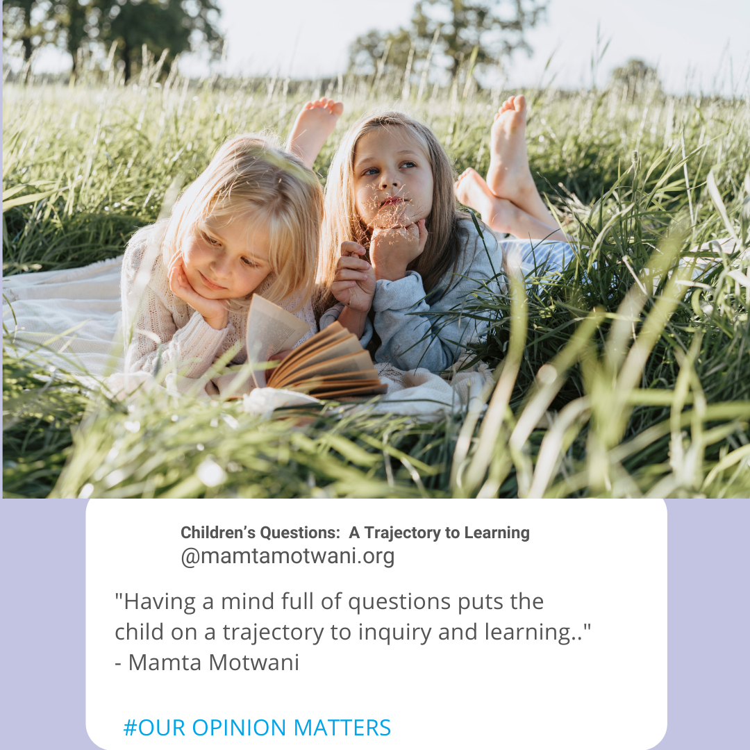 Children’s Questions: A Trajectory to Learning